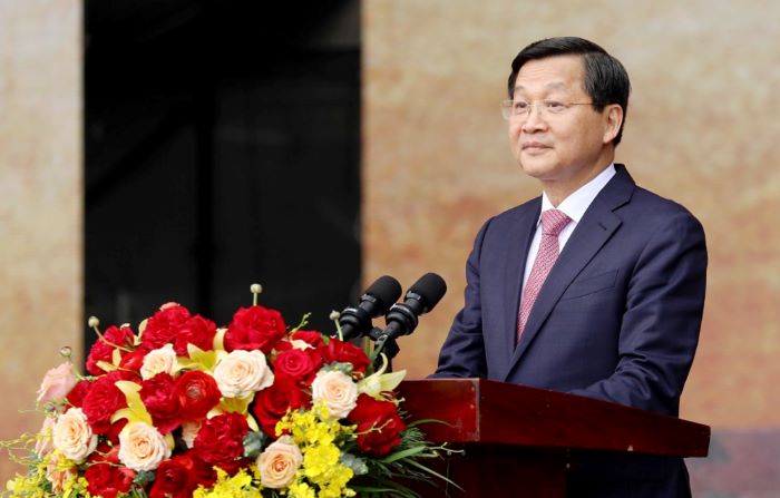 Phó Thủ tướng Lê Minh Khái phát biểu tại Lễ hội